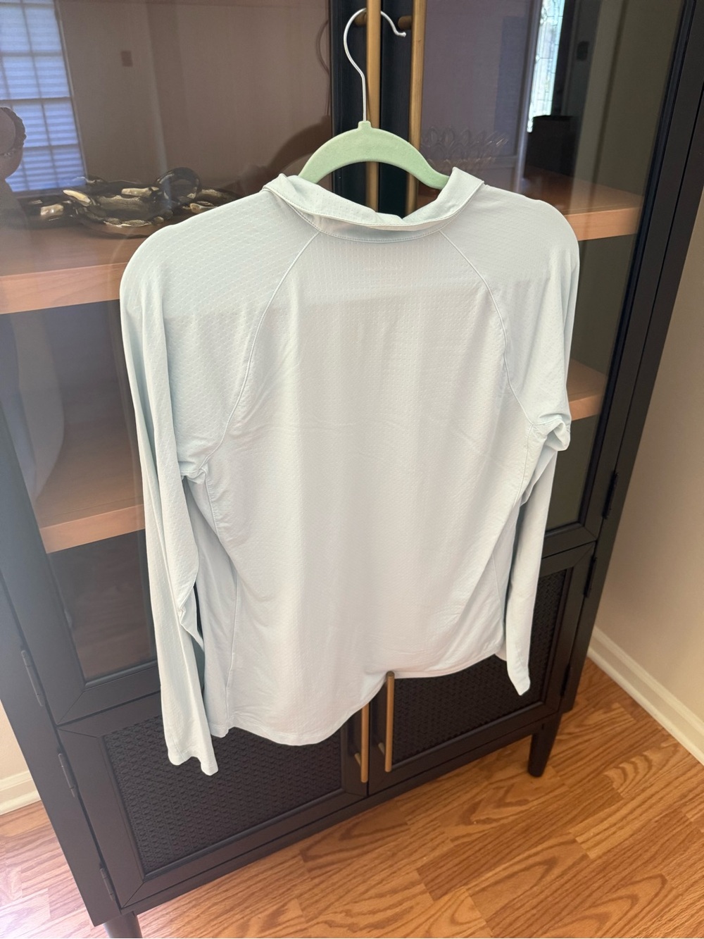 Light Blue Quarter-Zip Performance Shirt - Picture 3 of 3